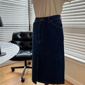 Lee Denim Midi Skirt
